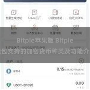 Bitpie苹果版 Bitpie钱包支持的加密货币种类及功能介绍