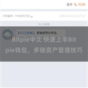 Bitpie中文 快速上手Bitpie钱包，多链资产管理技巧