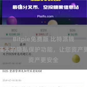 Bitpie免费版 比特派钱包：强大的隐私保护功能，让您资产更安全